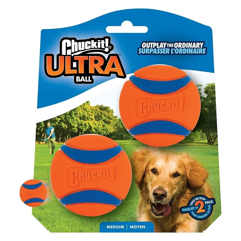 Bild 1 för CHUCKIT ULTRA BALL 2-PK MEDIUM