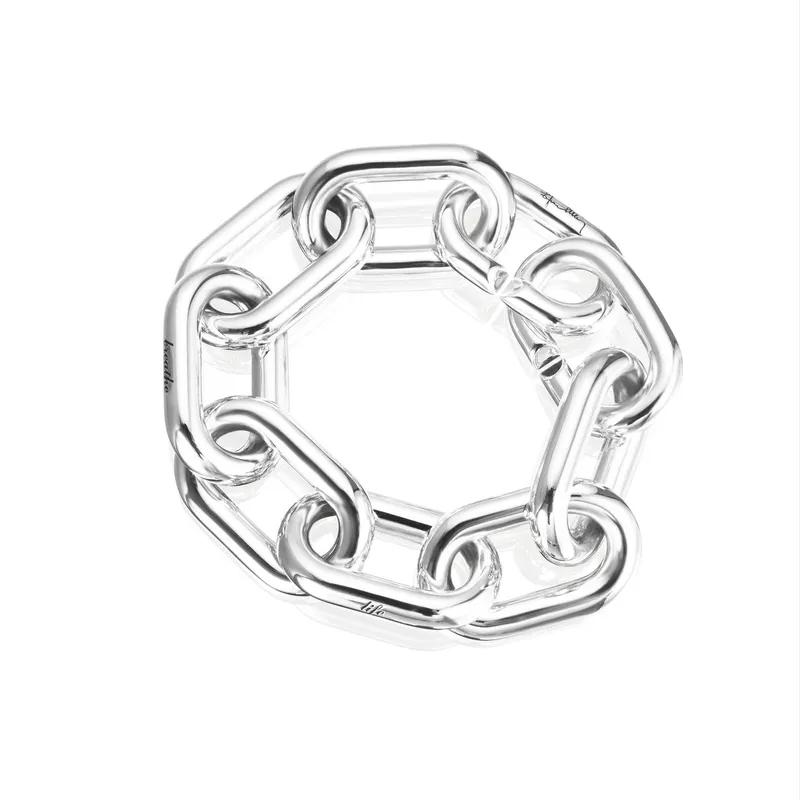 Alternativ bild 0 för Chunky Armband Silver 20 cm