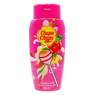Produktfoto för Chupa Chups Bath & Body Wash Strawberry Swirl 300ml