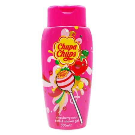 Bild 1 för Chupa Chups Bath & Body Wash Strawberry Swirl 300ml