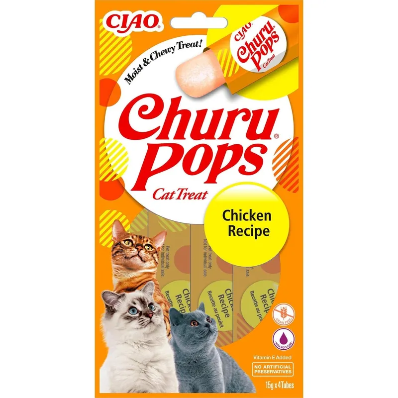 Bild 2 för Churu Cat Pops Chicken 4 st