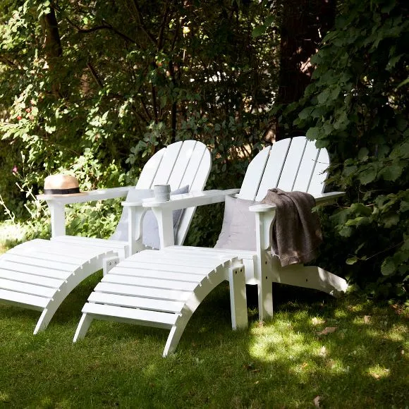 Bild 2 för Cinas, Adirondack däckstolspall vit