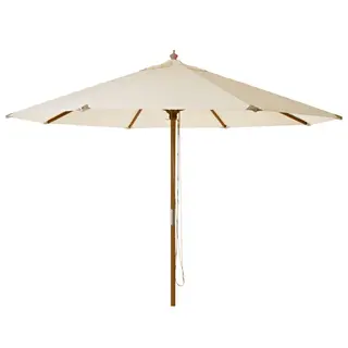 Produktfoto för Cinas, Capri parasoll 300 cm trästomme offwhite