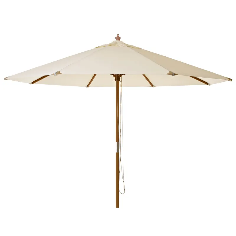 Alternativ bild 0 för Cinas, Capri parasoll 300 cm trästomme offwhite