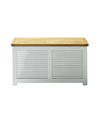 Produktfoto för Cinas, Classic förvaringsbox 30x90 cm teak/vit