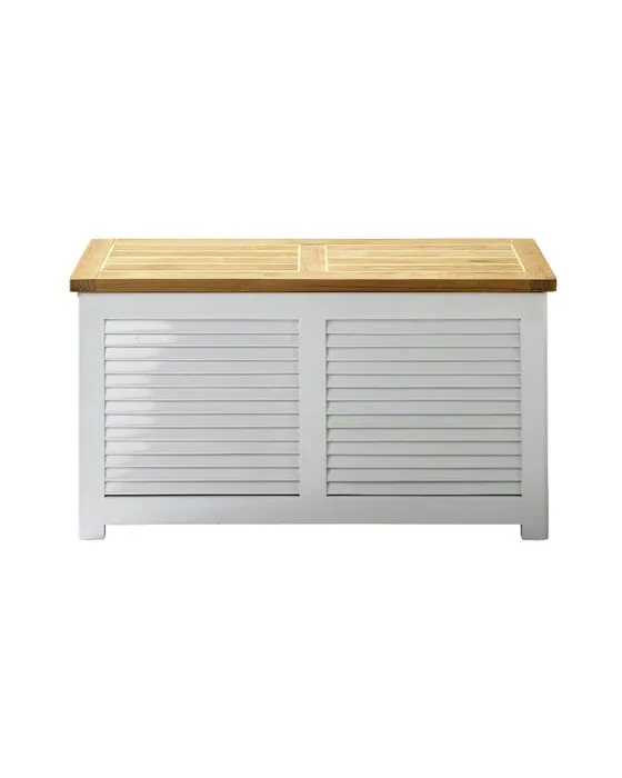 Bild 2 för Cinas, Classic förvaringsbox 30x90 cm teak/vit
