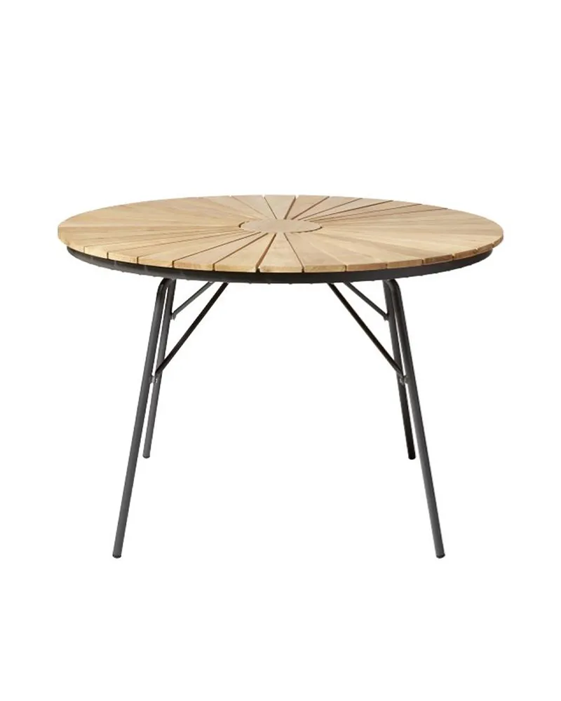 Bild 2 för Cinas, Hard & Ellen cafébord 80 cm antracit/teak