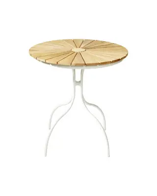 Produktfoto för Cinas, Hard & Ellen cafébord 80 cm vit/teak