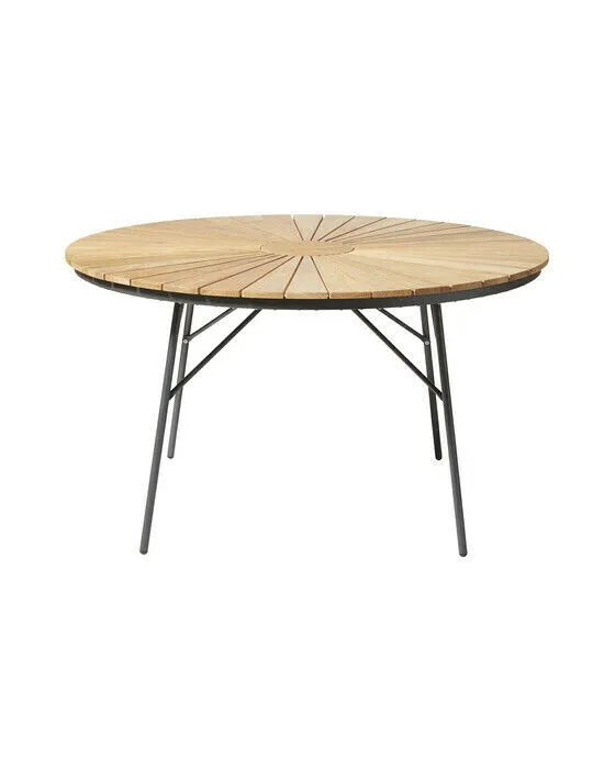 Bild 1 för Cinas, Hard & Ellen trädgårdsbord 110 cm antracit/teak