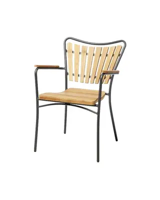 Produktfoto för Cinas, Hard & Ellen trädgårdsbord 150 cm antracit/teak
