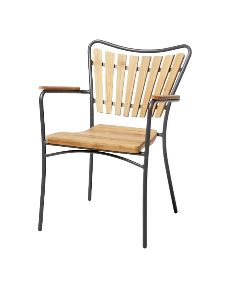 Bild 2 för Cinas, Hard & Ellen trädgårdsbord 150 cm antracit/teak