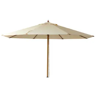 Produktfoto för Cinas, Lizzano parasoll 400 cm trästomme offvit
