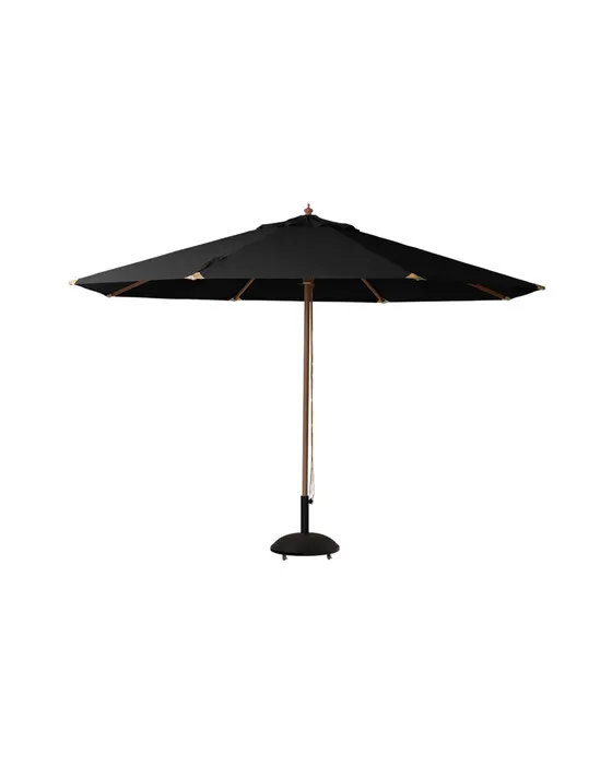 Bild 2 för Cinas, Lizzano parasoll 400 cm trästomme svart