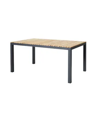 Produktfoto för Cinas, Mood extreme Matbord 100x208 cm teak/ antracit