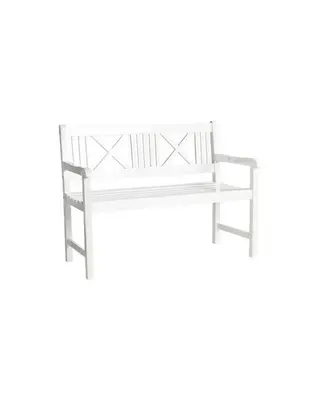 Produktfoto för Cinas, Rosenborg bänk 120 cm vit
