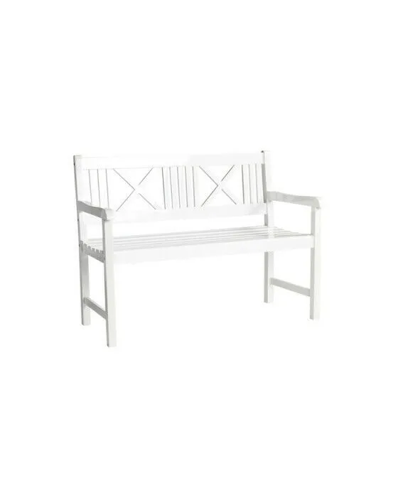Bild 1 för Cinas, Rosenborg bänk 120 cm vit