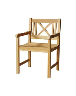 Produktfoto för Cinas, Rosenborg fåtölj teak mahogny