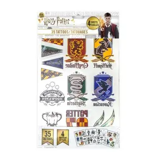 Produktfoto för Cinereplicas Harry Potter Tattoos Set of 35 Temporary Tatoos