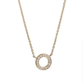 Produktfoto för Circle Of Love Halsband Guld 42-45 cm