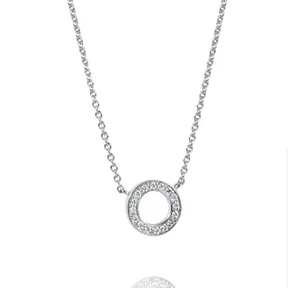 Produktfoto för Circle Of Love Halsband Vitguld 42-45 cm