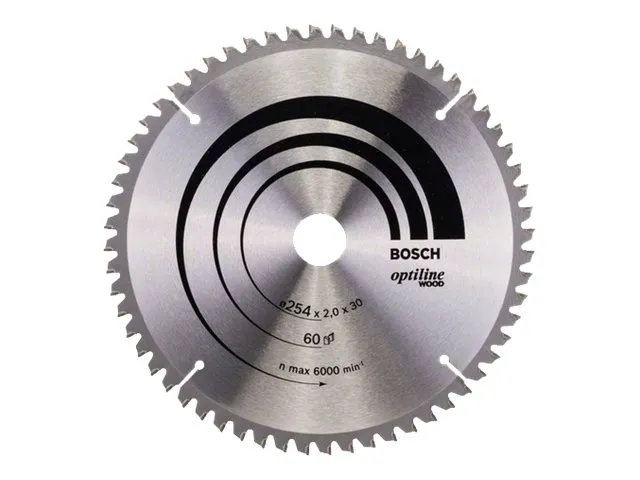 Alternativ bild 0 för CIRKELSÅGKL 254X2X30MM 60T -5G PASSAR KAP-GERINGSSÅGAR | Beijerbygg Byggmaterial