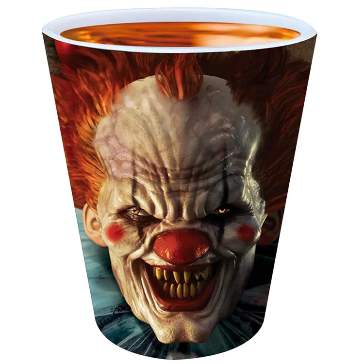 Alternativ bild 0 för Cirkus Clown Shotglas 3-pack