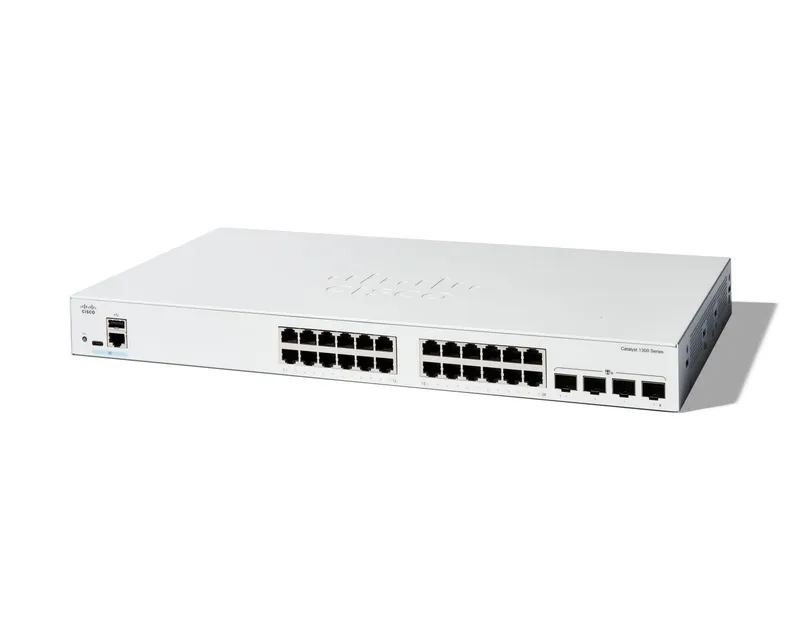 Alternativ bild 0 för Cisco Catalyst C1300 Managed 24x1gbe 4x10gbe Sfp+ Switch