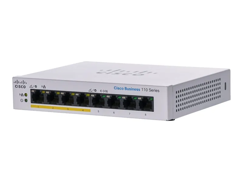 Alternativ bild 0 för Cisco Cbs110 8-port Poe 32w Desktop Switch