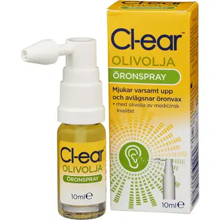 Produktfoto för Cl-ear Olivolja Öron spray 10 ml