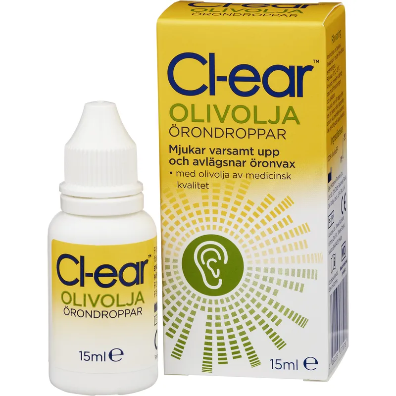 Bild 2 för Cl-ear Olivolja Örondroppar 15 ml