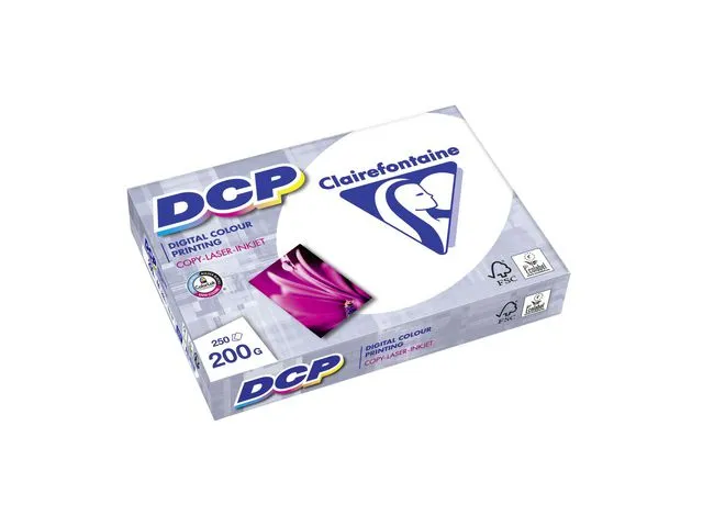 Alternativ bild 0 för Clairefontaine Kopieringspapper 1807C A4 200g ohålat