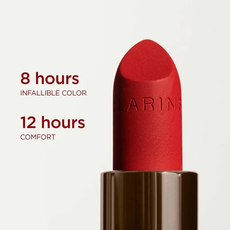 Bild 3 för Clarins Joli Rouge Velvet Lipstick 705V Soft Berry - 3,5 g