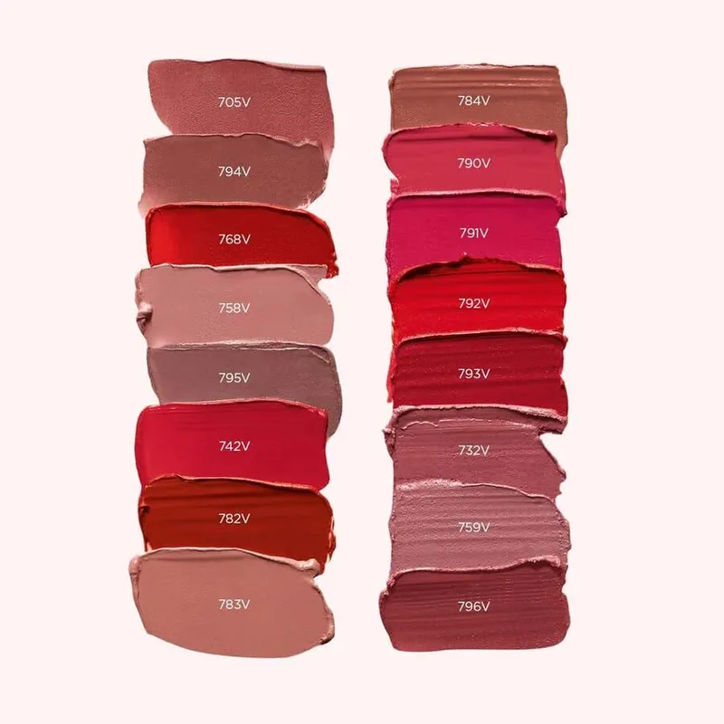 Bild 2 för Clarins Joli Rouge Velvet Lipstick 792V Poppy - 3,5 g