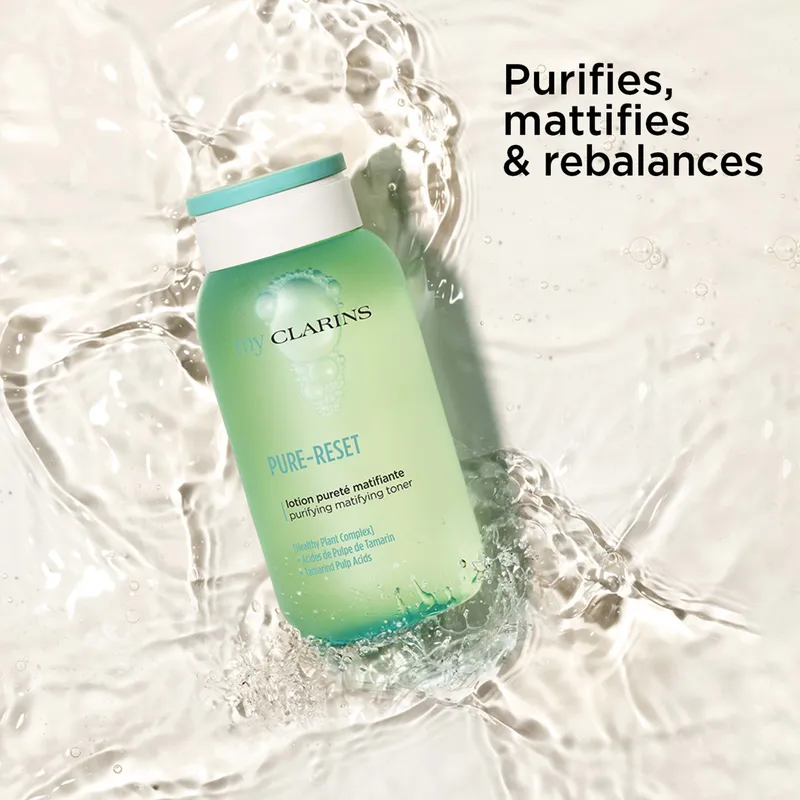 Bild 2 för Clarins - MyPure-Reset Purifying Matifying Toner 200 ml på Skincity.com