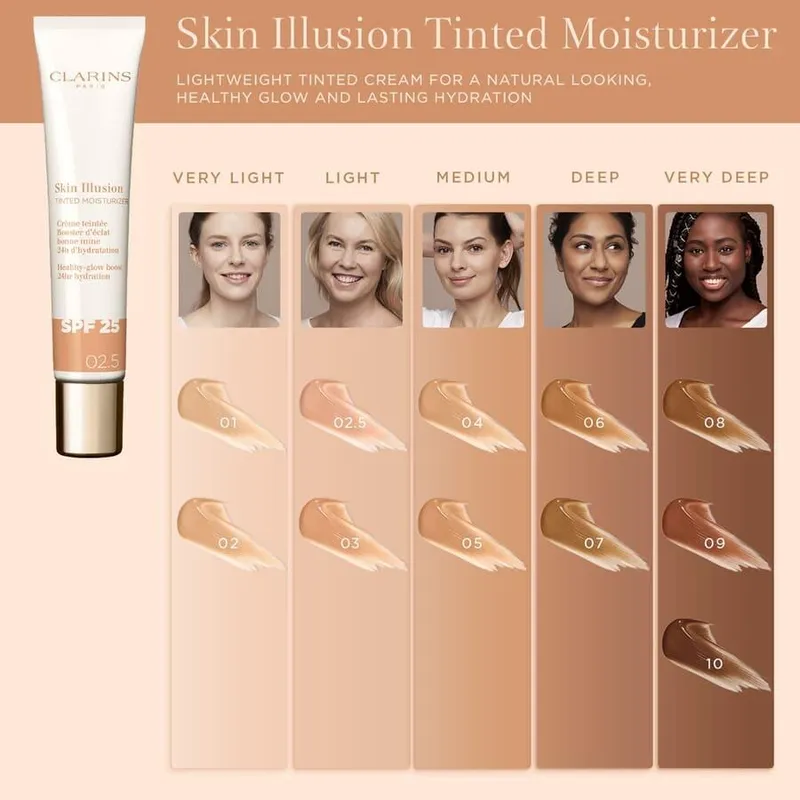 Bild 4 för Clarins Skin Illusion Tinted Moisturizer SPF25 07 - 40 ml