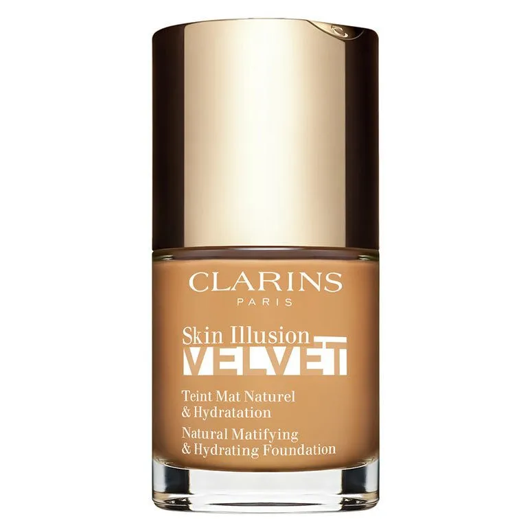 Bild 1 för Clarins - Skin Illusion Velvet Foundation 114N Cappuccino på Skincity.com