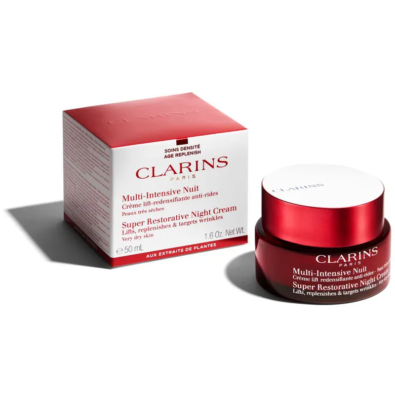 Bild 2 för Clarins - Super Restorative Night Cream Very Dry Skin 50 ml på Skincity.com