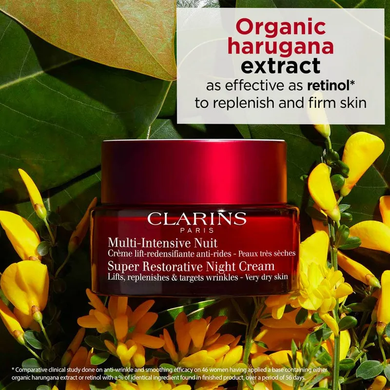 Bild 3 för Clarins - Super Restorative Night Cream Very Dry Skin 50 ml på Skincity.com