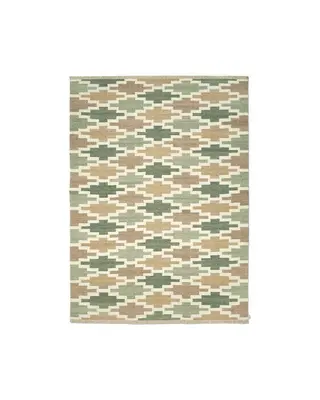 Produktfoto för Classic Collection Korsnäs matta Grönbeige, 170x230 cm