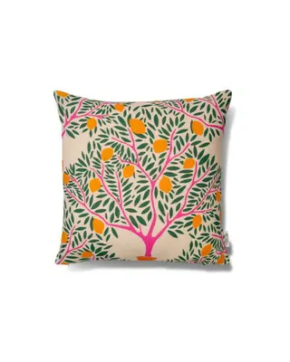 Produktfoto för Classic Collection Lemon garden kuddfodral 50x50 cm Grön