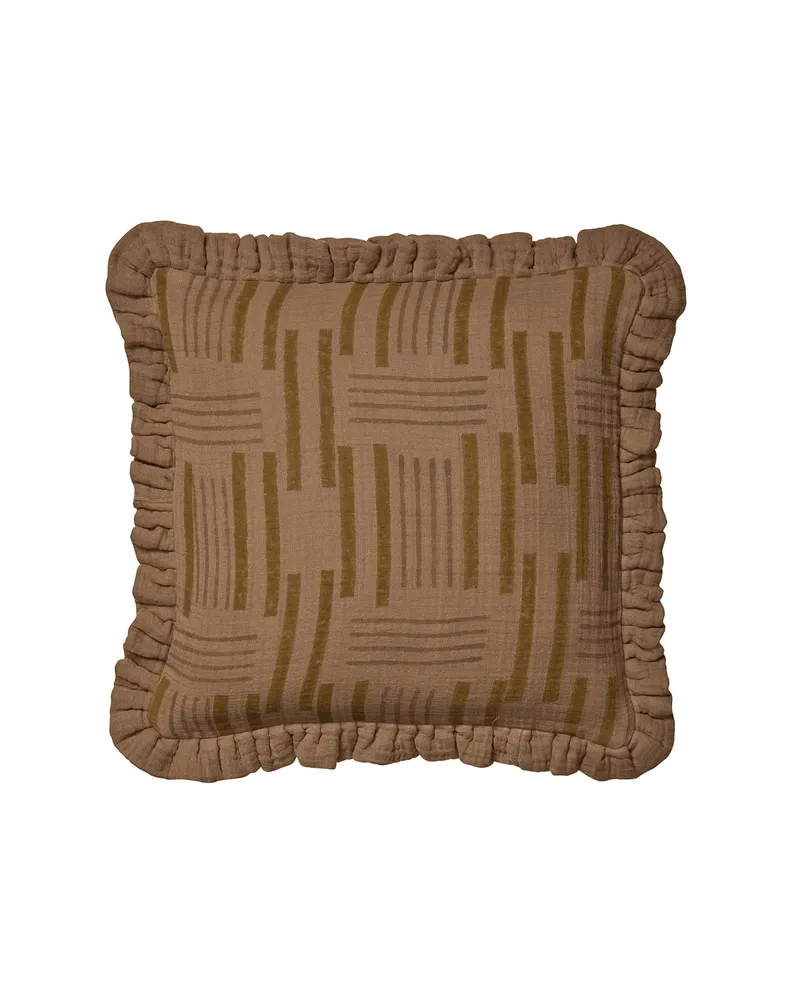 Bild 2 för Classic Collection Lines kuddfodral 50x50 cm Amber