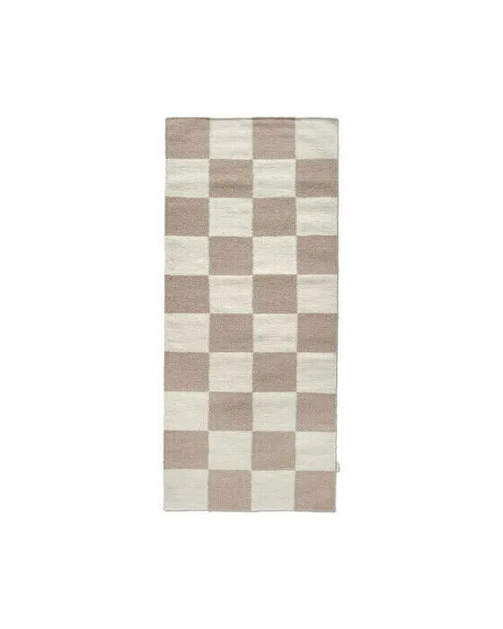 Bild 1 för Classic Collection Square gångmatta Vit-natur, 80x240 cm