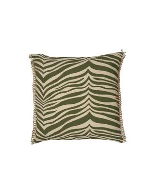 Produktfoto för Classic Collection Zebra kudde 50x50 cm Grön
