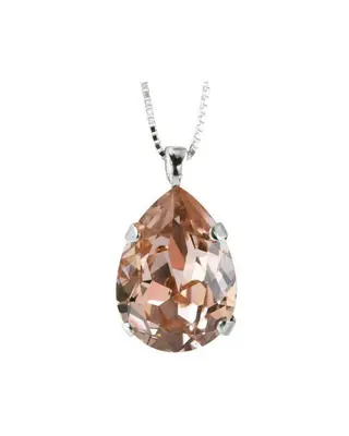 Produktfoto för Classic Drop halsband vintage rose rhodium