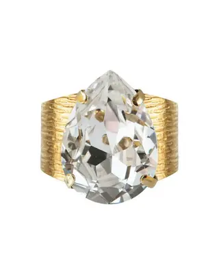 Produktfoto för Classic Drop ring crystal
