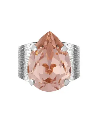Produktfoto för Classic Drop ring vintage rose rhodium