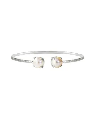 Produktfoto för Classic Petite armband pearl rhodium