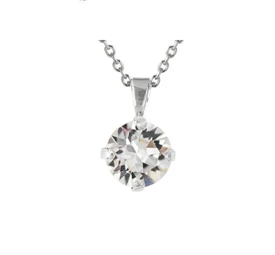 Bild 2 för Classic Petite halsband crystal rhodium