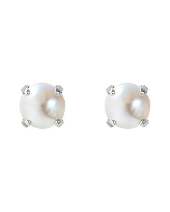 Bild 1 för Classic Stud örhängen pearl rhodium