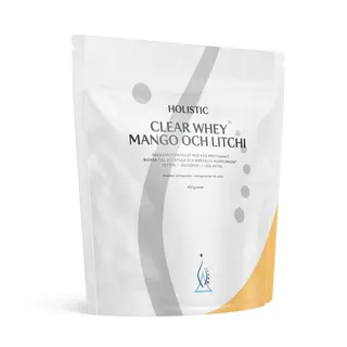 Produktfoto för Clear Whey vassleproteinisolat, 400g - mango och litchi